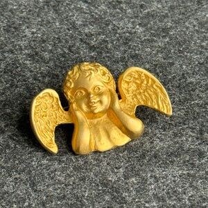 Gold Angel Pin
